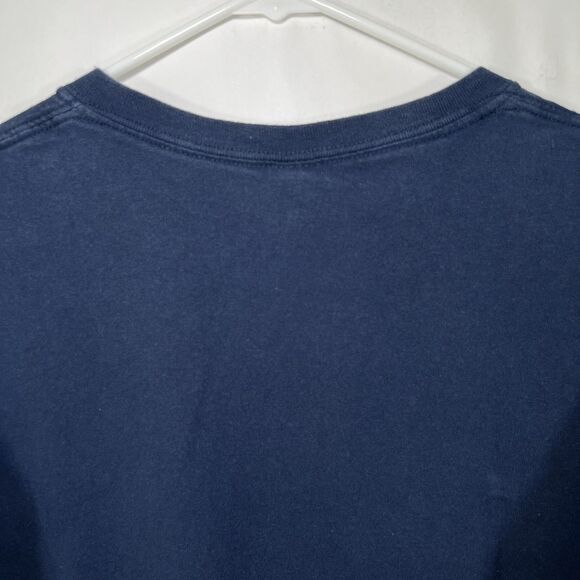 Snoopy Moon Landing Anniversary T Shirt Adult Size XL Navy Blue Gildan Tag USA - Picture 9 of 10